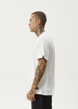 AFENDS Mens Classic - Retro Tee - White - Afends mens classic   retro tee   white