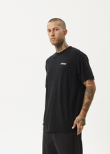 AFENDS Mens Staple - Boxy Tee - Black - Afends mens staple   boxy tee   black