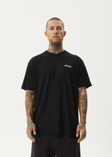 AFENDS Mens Staple - Boxy Tee - Black - Afends mens staple   boxy tee   black