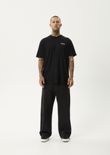 AFENDS Mens Staple - Boxy Tee - Black - Afends mens staple   boxy tee   black