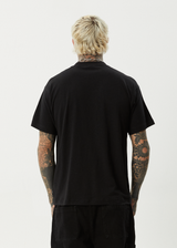 AFENDS Mens Foundation - Boxy Tee - Black - Afends mens foundation   boxy tee   black