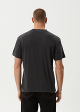 AFENDS Mens Foundation - Boxy Tee - Stone Black - Afends mens foundation   boxy tee   stone black