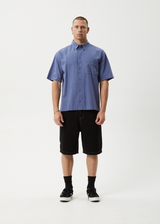 AFENDS Mens Everyday - Short Sleeve Shirt - Marlin - Afends mens everyday   short sleeve shirt   marlin 