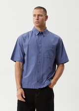AFENDS Mens Everyday - Short Sleeve Shirt - Marlin - Afends mens everyday   short sleeve shirt   marlin 