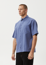 AFENDS Mens Everyday - Short Sleeve Shirt - Marlin - Afends mens everyday   short sleeve shirt   marlin 