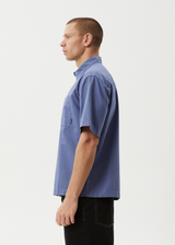 AFENDS Mens Everyday - Short Sleeve Shirt - Marlin - Afends mens everyday   short sleeve shirt   marlin 