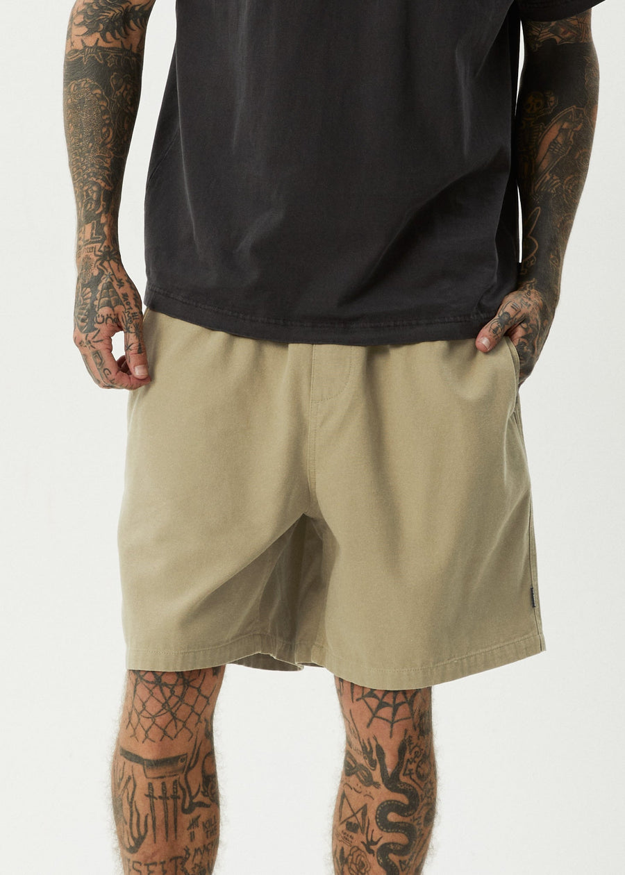 AFENDS Mens Ninety Eights - Oversized Short 20" - Boa