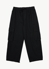 AFENDS Mens Atlas Canvas - Cargo Pant - Black - Afends mens atlas canvas   cargo pant   black