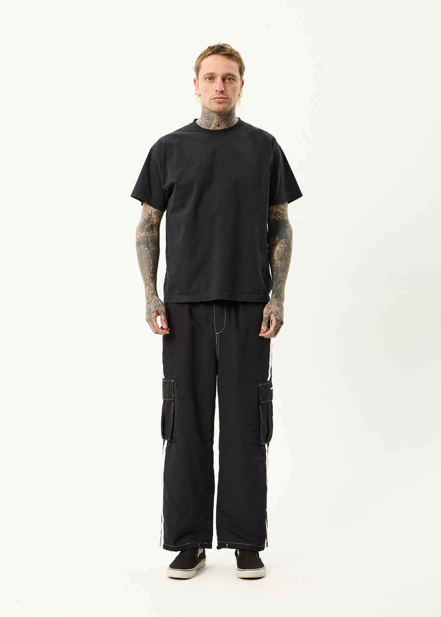 AFENDS Mens House Related - Cargo Pant - Black
