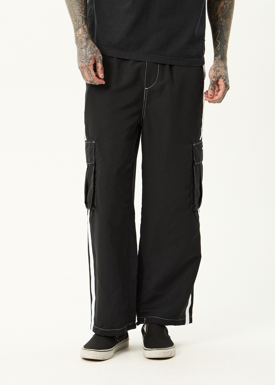 AFENDS Mens House Related - Cargo Pant - Black