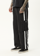 AFENDS Mens House Related - Cargo Pant - Black - Afends mens house related   cargo pant   black