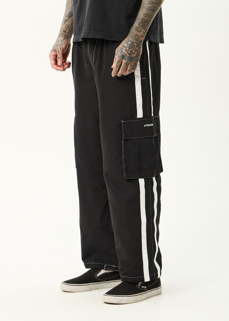 AFENDS Mens House Related - Cargo Pant - Black