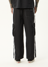 AFENDS Mens House Related - Cargo Pant - Black - Afends mens house related   cargo pant   black