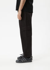 AFENDS Mens Atlas - Cargo Pant - Black - Afends mens atlas   cargo pant   black