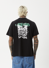 AFENDS Mens Break Through - Boxy Tee - Black - Afends mens break through   boxy tee   black