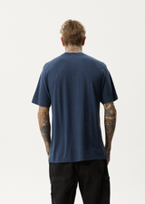 AFENDS Mens Hometown - Retro Tee - Navy - Afends mens hometown   retro tee   navy