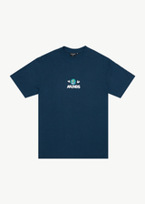 AFENDS Mens Hometown - Retro Tee - Navy - Afends mens hometown   retro tee   navy