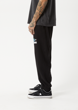 AFENDS Mens Hometown - Track Pant - Black - Afends mens hometown   track pant   black