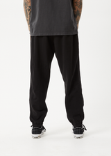 AFENDS Mens Hometown - Track Pant - Black - Afends mens hometown   track pant   black