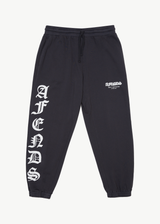 AFENDS Mens Gothic - Track Pant - Charcoal - Afends mens gothic   track pant   charcoal