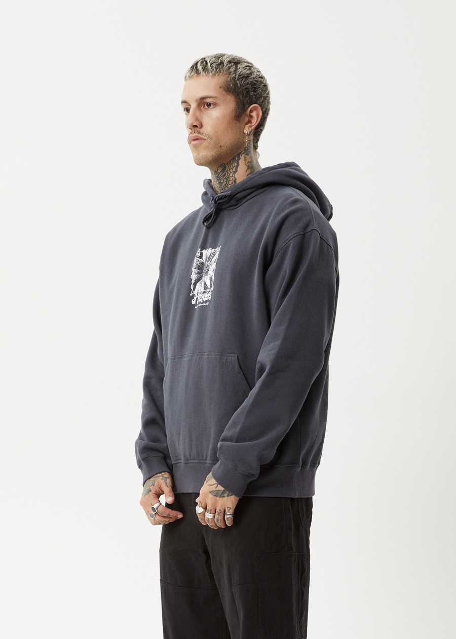 AFENDS Mens Sunflower - Hoodie - Charcoal