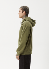 AFENDS Mens Questions - Hoodie - Military - Afends mens questions   hoodie   military