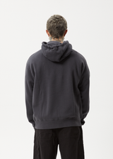 AFENDS Mens Vinyl - Hoodie - Charcoal - Afends mens vinyl   hoodie   charcoal