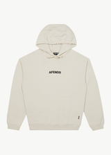 AFENDS Mens Vinyl - Hoodie - Moonbeam - Afends mens vinyl   hoodie   moonbeam