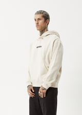AFENDS Mens Vinyl - Hoodie - Moonbeam - Afends mens vinyl   hoodie   moonbeam