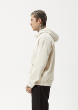 AFENDS Mens Vinyl - Hoodie - Moonbeam - Afends mens vinyl   hoodie   moonbeam