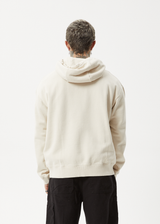 AFENDS Mens Vinyl - Hoodie - Moonbeam - Afends mens vinyl   hoodie   moonbeam