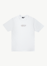 AFENDS Mens Flatline - Retro Tee - White - Afends mens flatline   retro tee   white
