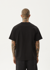 AFENDS Mens Bad Luck - Heavy Boxy Tee - Black - Afends mens bad luck   heavy boxy tee   black