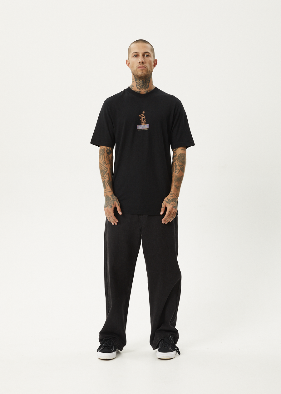 AFENDS Mens Fruiting - Retro Tee - Black