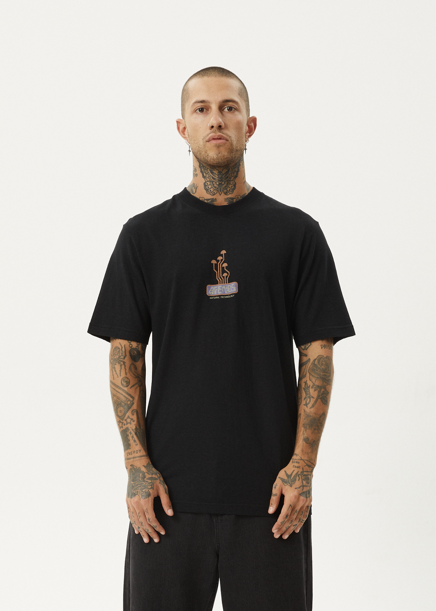 AFENDS Mens Fruiting - Retro Tee - Black
