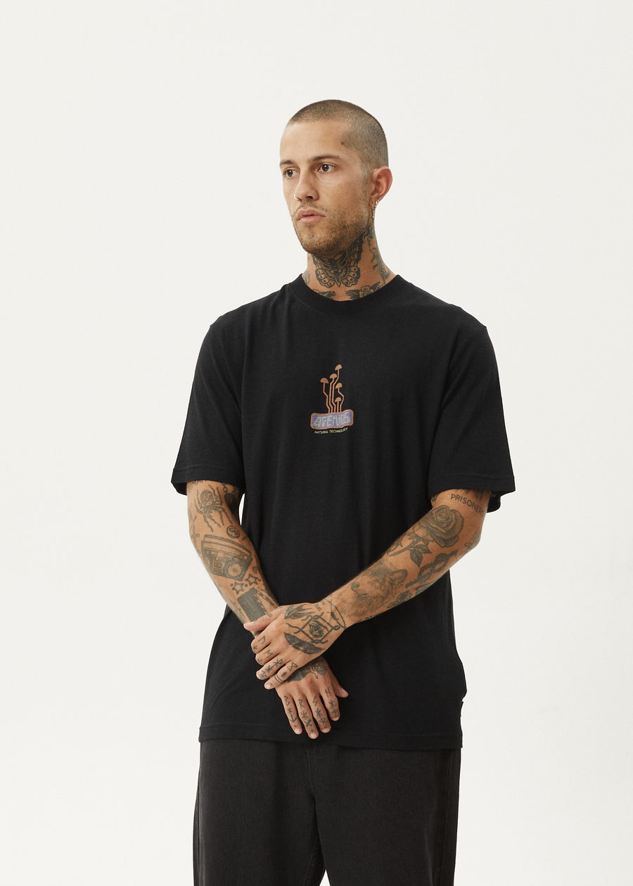 AFENDS Mens Fruiting - Retro Tee - Black