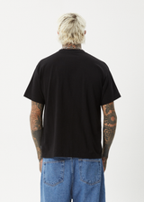 AFENDS Mens Regrowth - Boxy Tee - Black - Afends mens regrowth   boxy tee   black
