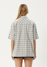 AFENDS Mens Leo - Short Sleeve Shirt - Black / White - Afends mens leo   short sleeve shirt   black / white 
