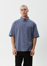 AFENDS Mens Shipwreck - Short Sleeve Shirt - Marlin - Afends mens shipwreck   short sleeve shirt   marlin