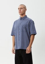AFENDS Mens Shipwreck - Short Sleeve Shirt - Marlin - Afends mens shipwreck   short sleeve shirt   marlin