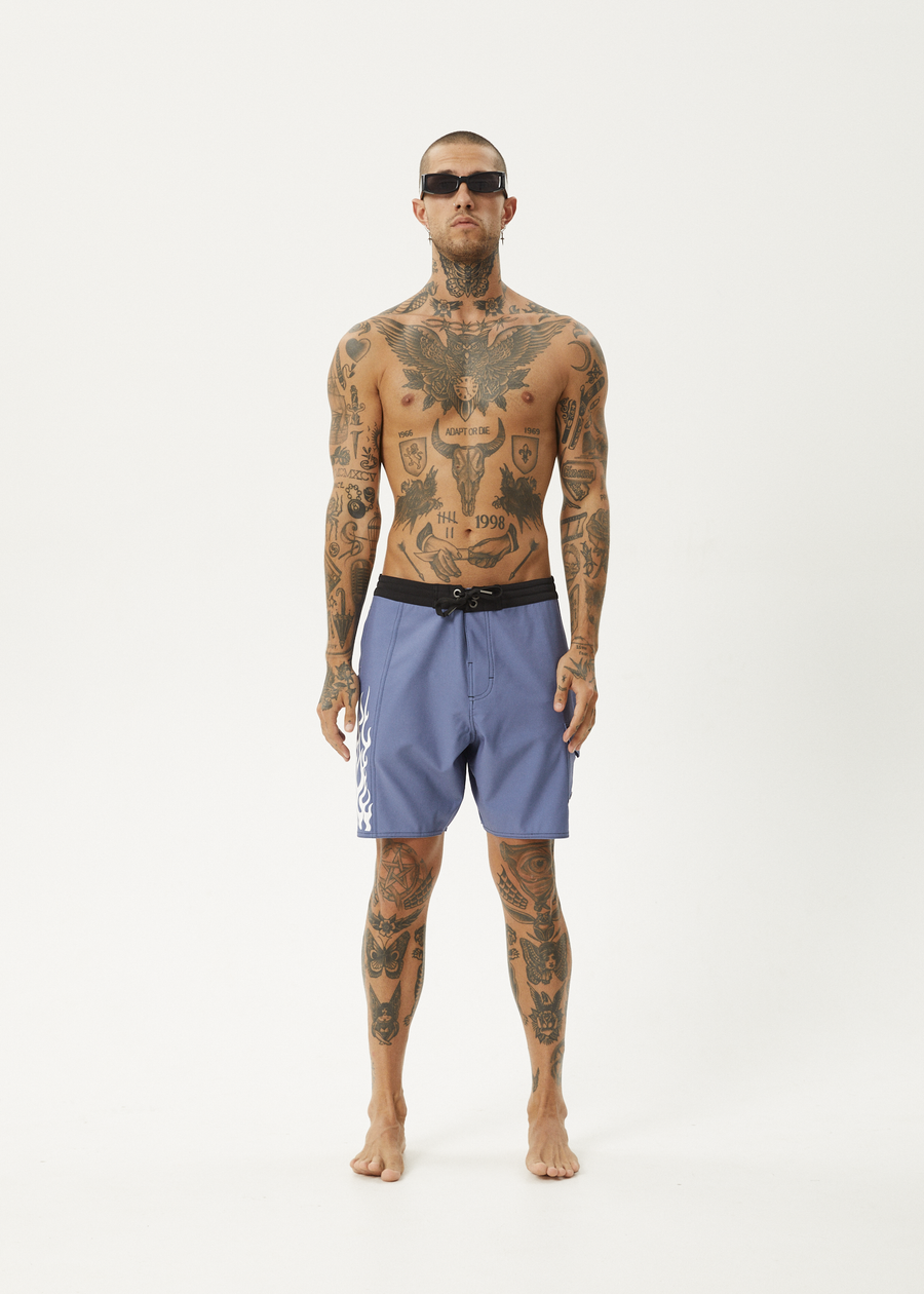 AFENDS Mens Scorched - Surf Related Boardshort 18" - Marlin