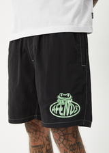 AFENDS Mens Frogga - Baywatch Swim Short 18
