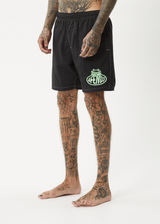 AFENDS Mens Frogga - Baywatch Swim Short 18