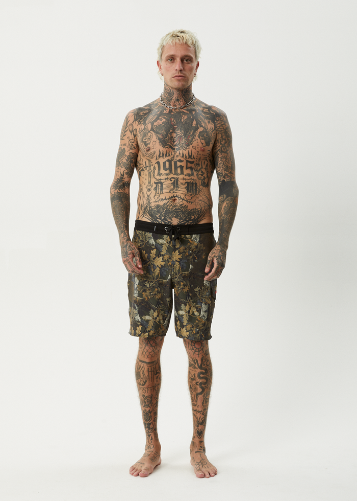 AFENDS Mens Find Me - Surf Related Boardshort 20" - Find Me