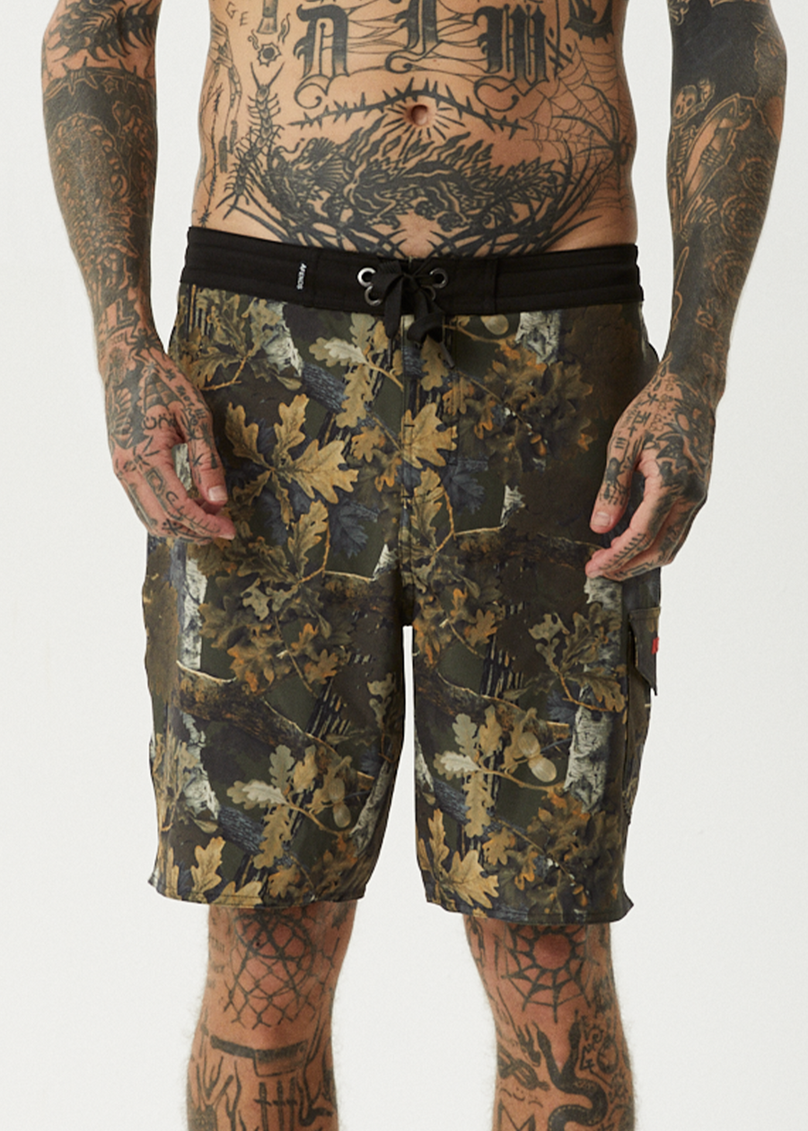 AFENDS Mens Find Me - Surf Related Boardshort 20" - Find Me