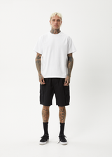 AFENDS Mens Ninety Eights Cargo - Oversized Cargo Short 20