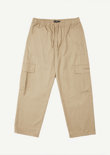 AFENDS Mens Atlas - Twill Cargo Pant - Taupe - Afends mens atlas   twill cargo pant   taupe