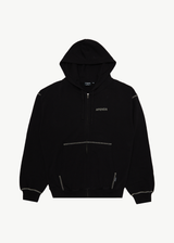 AFENDS Mens Burner - Zip Hood - Black - Afends mens burner   zip hood   black 