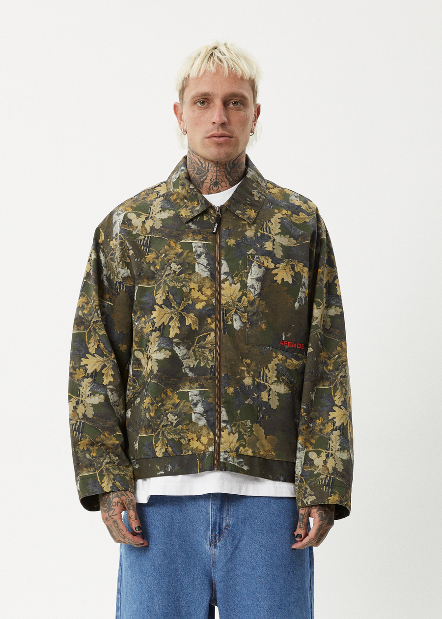 AFENDS Mens Oracle Find Me - Workwear Jacket - Find Me