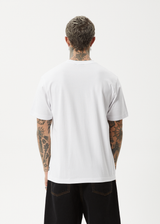AFENDS Mens Home - Retro Tee - White - Afends mens home   retro tee   white
